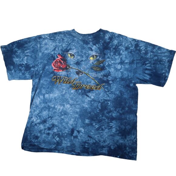 Vintage Wild Breed Graphic Tie Dye T Shirt - Picture 1 of 6